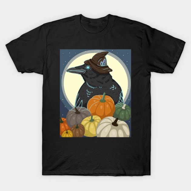 Midnight Crow T-Shirt by Xetalo